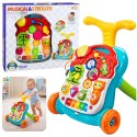 Chodzik Pchacz Edukacyjny Stolik Panel Interaktywny 5w1 Wielokolorowy