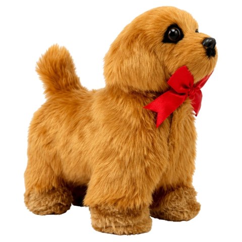 Interaktywny Pies Zdalnie Sterowany Porusza się Szczeka Brązowy