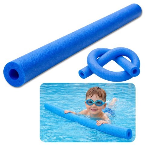 Makaron Piankowy Do Nauki Pływania Ćwiczeń Pianka Treningowa Niebieski 150 cm