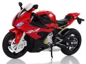 Motocykl Motor Sportowy Model S1000RR Dźwięki Światła Czerwony
