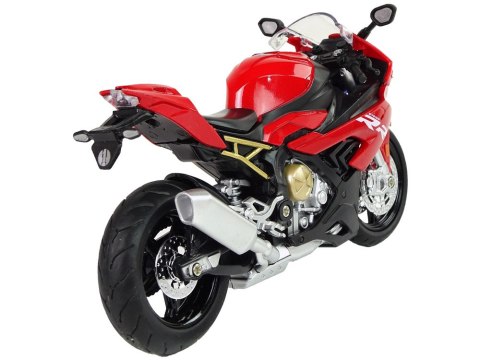 Motocykl Motor Sportowy Model S1000RR Dźwięki Światła Czerwony