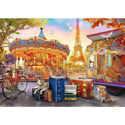 Puzzle - 500 - Wakacje w Paryżu - Trefl 37426