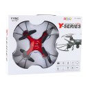 Dron Y20 UFO Zdalnie Sterowany Światła Obrót 360° Czerwony