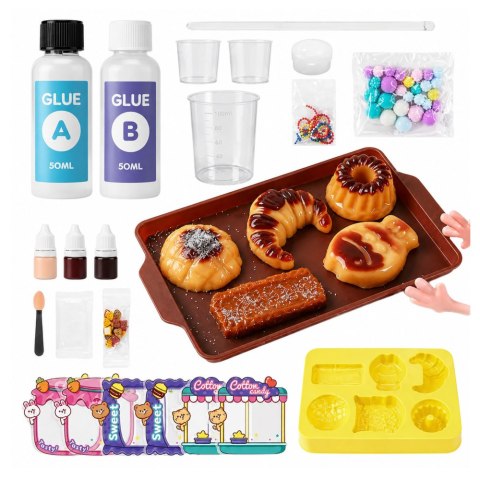 Zestaw Kreatywny Do Robienia Gniotków Słodkości Ciastek DIY Squishy