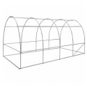 Tunel Ogrodowy Foliowy Szklarnia Na Warzywa Okna Zielony UV 4x2,5x2 M 10M²