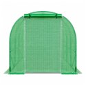 Tunel Ogrodowy Foliowy Szklarnia Na Warzywa Z Oknami Zielony UV 2x3 M 6M²