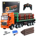Ciężarówka Transporter Drewna Zdalnie Sterowany RC Huina 1:18