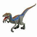Zestaw Dinozaur Myśliwy Figurki Ruchome Kończyny Siatka Broń Akcesoria
