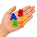 Literki Cyferki Magnetyczne w Słoiku Alfabet 78 Elementów