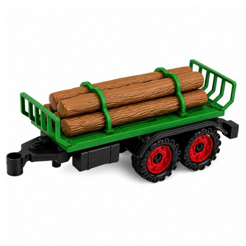 Traktor Farmerski Rolniczy z Przyczepą Na Drzewo Napęd Frykcyjny Bale 35cm