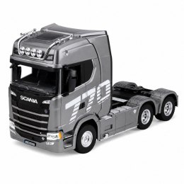 Ciągnik Siodłowy Scania Zdalnie Sterowany RC Huina 1501 Szary Srebrny 1:18