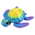 Figurka Żółw Morski 3D Ruchome Płetwy Głowa Mieniący Się Kolorowy 8 cm