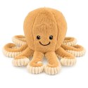 Pluszowa Ośmiornica Maskotka Przytulanka Sprężyste Macki Beżowa 30 cm