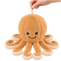 Pluszowa Ośmiornica Maskotka Przytulanka Z Przyssawką Beżowa 16 cm