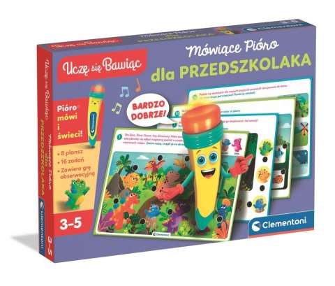 Mówiące Pióro 500 Pytań Przedszkolaka Język Polski Clementoni 50390