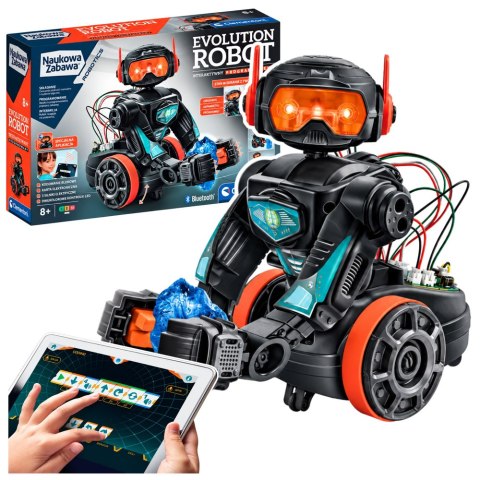 Naukowa Zabawa Zestaw Evolution Robot 2.0 Aplikacja Bluetooth Silnik Elektryczny Język Polski Clementoni 50818