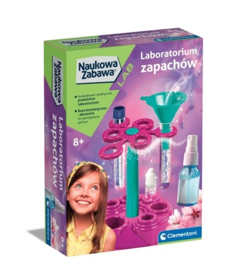 Naukowa Zabawa Zestaw Laboratorium Zapachów Perfumy Język Polski Clementoni 50867