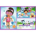 Puzzle - 2x70 - Baw się z Gabby - Koci Domek Gabi - Trefl 34438