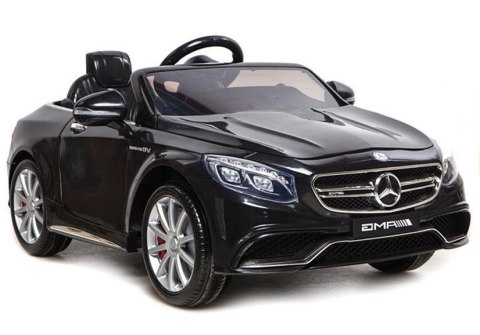 Auto na Akumulator MERCEDES S63 AMG Samochód Czarny Lakierowany