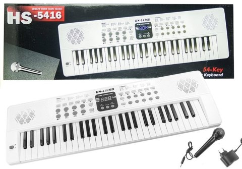 Keyboard Elektryczne pianinko z mikrofonem USB