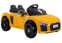 Auto na Akumulator Audi R8 Spyder Żółty Lakierowany Pilot MP3 Światła LED