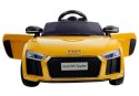 Auto na Akumulator Audi R8 Spyder Żółty Lakierowany Pilot MP3 Światła LED