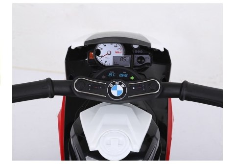 Motor Na Akumulator BMW S1000RR Trójkołowy Dla Dzieci Światła LED Czerwony