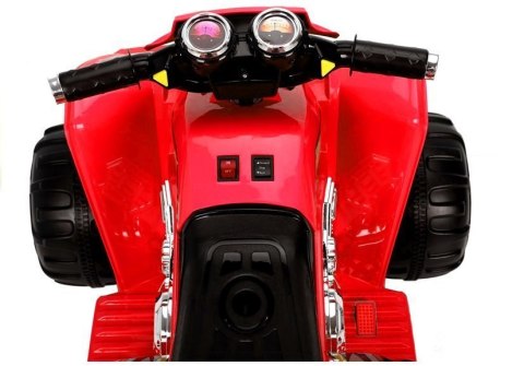 Quad na Akumulator Duże Koła Czerwony