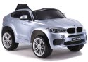 Auto na Akumulator BMW X6 SUV Światła LED Pilot Srebrny Lakierowany