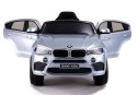 Auto na Akumulator BMW X6 SUV Światła LED Pilot Srebrny Lakierowany