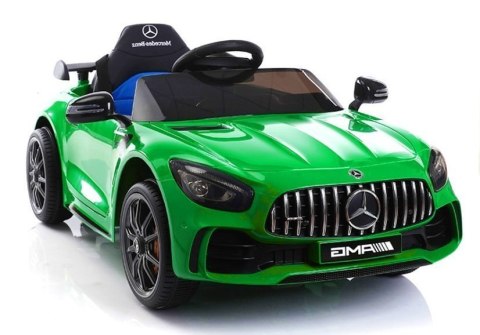 Auto Pojazd Na Akumulator Mercedes GT R Dla Dzieci Światła LED MP3 Zielony
