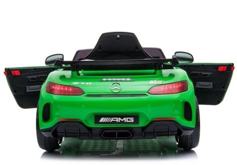 Auto Pojazd Na Akumulator Mercedes GT R Dla Dzieci Światła LED MP3 Zielony