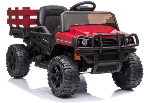 Auto na akumulator BDM0926 Dla Dzieci Światła LED MP3 Pilot Czerwony