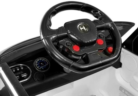 Auto Na Akumulator HL1638 Dla Dzieci Pilot MP3 Światło LED Biały
