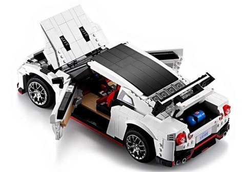 Klocki Konstrukcyjne Samochód Sportowy Biały 1322 el.
