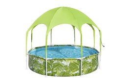 Basen Ogrodowy Stelażowy Dla Dzieci 244 cm x 51 cm Bestway 56432 Zielony