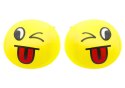 Miękka Piłeczka Piłka Buźka Emoji Żółta 9cm