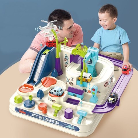 Tor Przeszkód Interaktywny Parking Dla Dzieci Cztery Autka