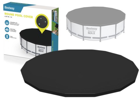 Pokrywa Do Basenu Stelażowego 427cm Bestway 58248