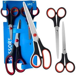 Zestaw Nożyczek Biurowe Uniwersalne 3szt.