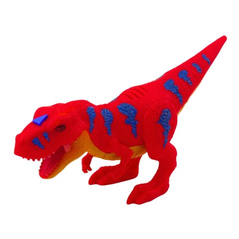 Ciężarówka Transport Dinozaurów Figurka Światła Dźwięki Zielona 1:10