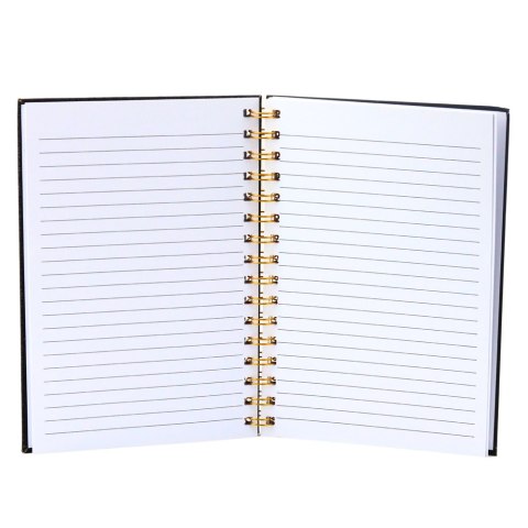 Notatnik Zeszyt W Linie Naszywki Usta Szminka Brokatowy Czarny A5 80 Kartek