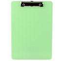 Podkładka Deska Z Klipem Do Pisania Miarka A4 Plastikowa Zielona