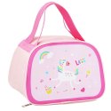 Torba Termiczna Izolacyjna Śniadaniowa Lunch Bag Różowa Jednorożec 23cm