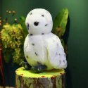 Pluszowa Sowa Ptak Pluszak Maskotka Przytulanka Biała 23cm
