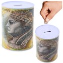 Skarbonka Metalowa Puszka Banknot 200 Złotych 16x12cm