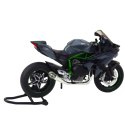 Motocykl Sportowy Metalowy Światła Dźwięki Szary 1:12