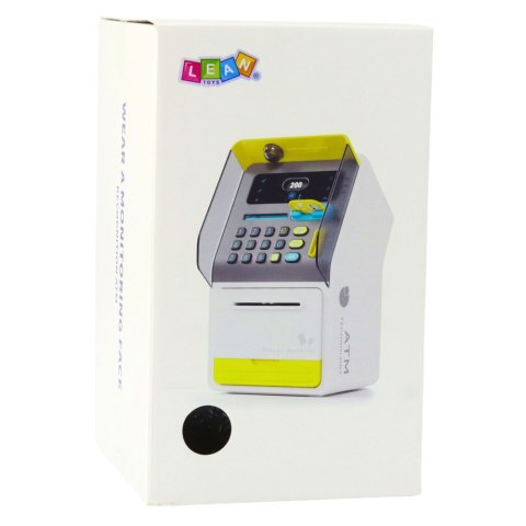 Bankomat Sejf Skarbonka Kod PIN Karta Bankomatowa Różowy