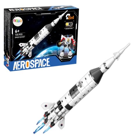 Klocki Konstrukcyjne Lądownik Marsjański Robot Kosmiczny 2w1 146 el.