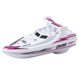 Łódź Motorówka Na Baterie Biała Pływająca Wodna